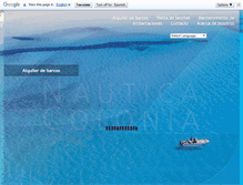 Tablet Screenshot of nauticacolonia.com